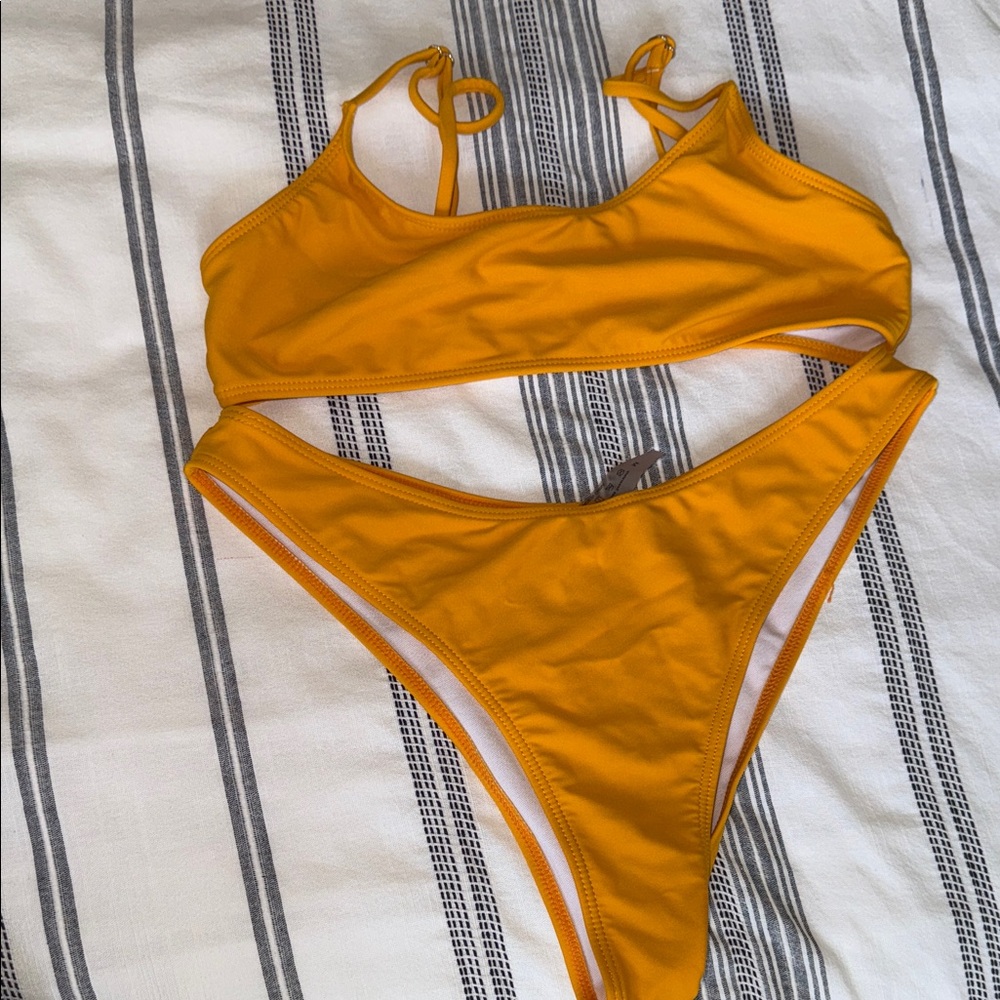 Yellow bikini, size M